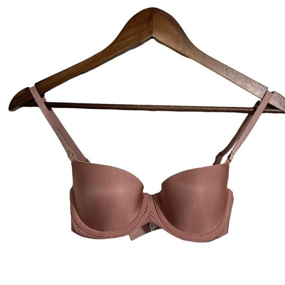 Aerie Womens Orange Tan Real power Lined Balconette Underwire Bra Size 32B - Picture 1 of 8